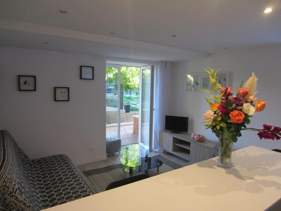 Apartament T2 Refait A Neuf Avec Petit Jardin Et Parking Millau Zewnętrze zdjęcie